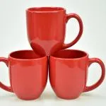 Round Shaped  Solid Color Mugs 11oz